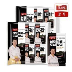 상품 이미지: (신선집중) 광천김  이모카세 도시락김 12봉+12봉 총24봉 / 이모카세 환상 기름 블렌딩