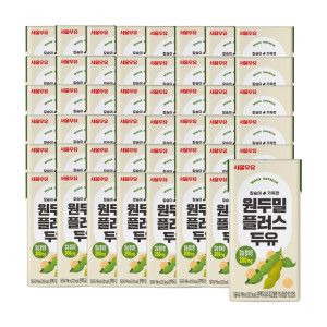상품 이미지: 원두밀 플러스 두유 190ml x 24입+24입 (2박스)