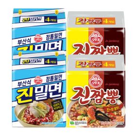 상품 이미지: 오뚜기 진밀면 2팩+진짬뽕 2팩(총16개입)