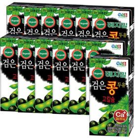 상품 이미지: 베지밀 검은콩 고칼슘 190ml x48팩 두유 (유통기한 26년 10월 20일)
