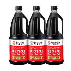 상품 이미지: 두번달여더진한 진간장 1.7L 3개