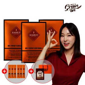 상품 이미지: 그레인온 골드 카무트효소 3개월분(3g x 90포) + 추가 6포 + 파로500g + 쇼핑백
