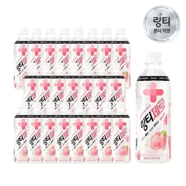 상품 이미지: 링티 제로 복숭아맛500ml x 24PET