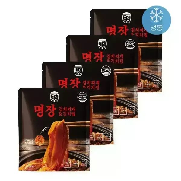 상품 이미지: [내일도착] 명장 김치찌개 김치찜 250g 4개입