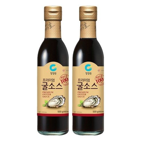 상품 이미지: 청정원 프리미엄 굴소스, 500g, 2개