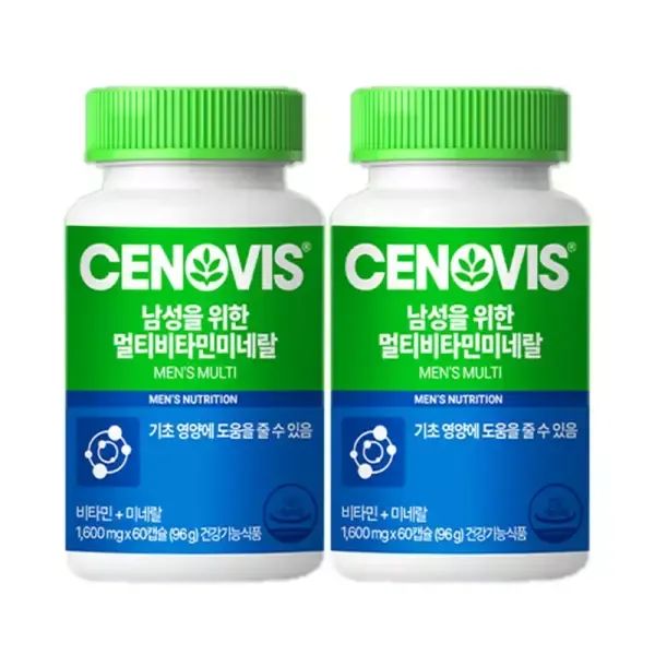 상품 이미지: 세노비스 남성을 위한 멀티비타민미네랄, 60캡슐, 60일분, 2개