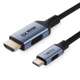 상품 이미지: 햅시 USB C TO HDMI 8K TV연결 미러링 케이블 삼성 애플 아이패드 스마트폰