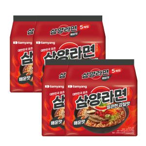 상품 이미지: 삼양 삼양라면 매운맛 20입(5입x4개)/멀티팩