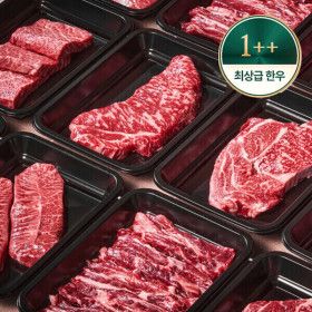 상품 이미지: 1++ 투뿔 한우 골라담기 꽃등심 갈비살 채끝 살치살 안심 소고기 한우골라담기