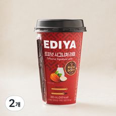 상품 이미지: 이디야 토피넛 시그니처 라떼, 2개, 300ml