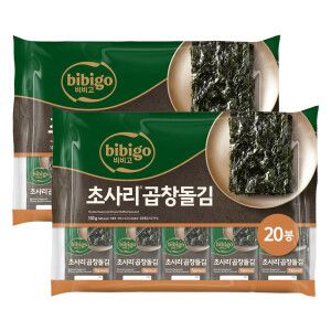 상품 이미지: 비비고 초사리곱창돌김 5g 20입 2개
