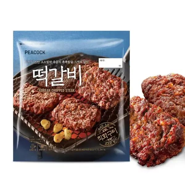 상품 이미지: [피코크] 떡갈비 450g x 6팩