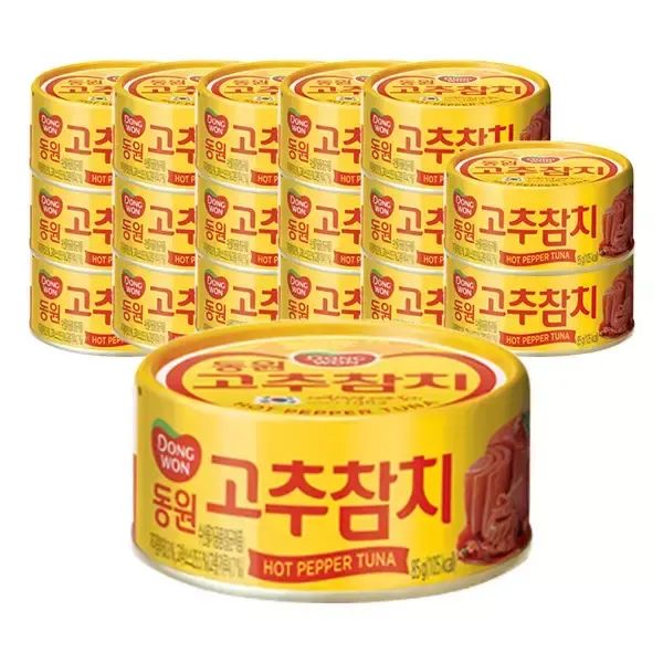 상품 이미지: 동원 고추참치, 85g, 18개