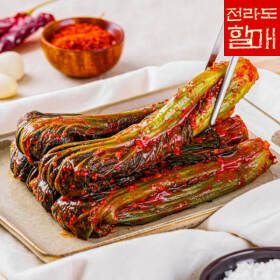 상품 이미지: (신선집중) 전라도할매 국내산 프리미엄 갓김치 2kg / 100% 국내산 원재료