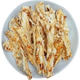 상품 이미지: 국내가공 구운 아귀채 1kg 500g+500g 포장 아귀포
