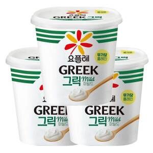상품 이미지: 빙그레 요플레 그릭요거트 마일드 무가당 플레인 900g x 3개