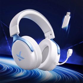 상품 이미지: MCHOSE V9 / V9 Pro 무선 게이밍 헤드셋 7.1 FPS음효 경량화 360도 노이즈캔슬링 2.4G수신기포함 2000mAh