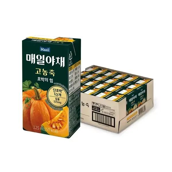 상품 이미지: 매일야채 고농축 호박의 힘 125ml, 24입, 1개