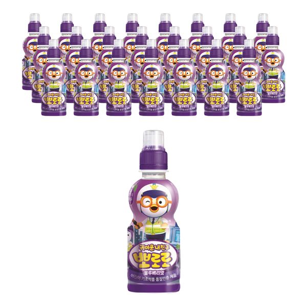 상품 이미지: 팔도 뽀로로 블루베리, 235ml, 24개