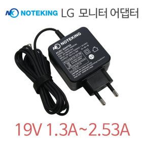 상품 이미지: LG 27MA53 모니터 전원 어댑터 19V 2.4A 호환 케이블