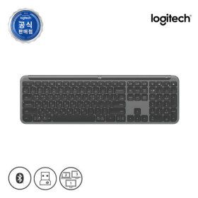 상품 이미지: 로지텍코리아 공식 로지텍 시그니처 슬림 K950 무선 블루투스 키보드 스마일캐쉬 1% 지급