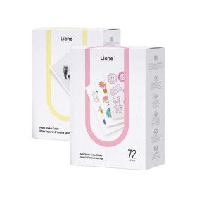 상품 이미지: Liene 픽스컷S1 Pixcut 전용 포토 인화지 스티커 용지 프린터 전용 잉크카트리지 공식수입유통  총판