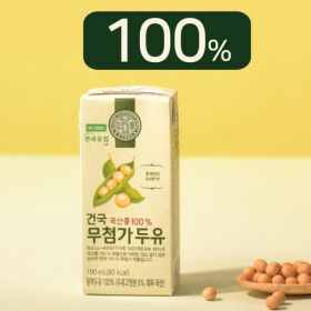 상품 이미지: 국산콩100% 건국무첨가두유 60입 선물세트 무가당 콩물원액두유 100% 무설탕 우리콩 본연의 순수한맛 고단백