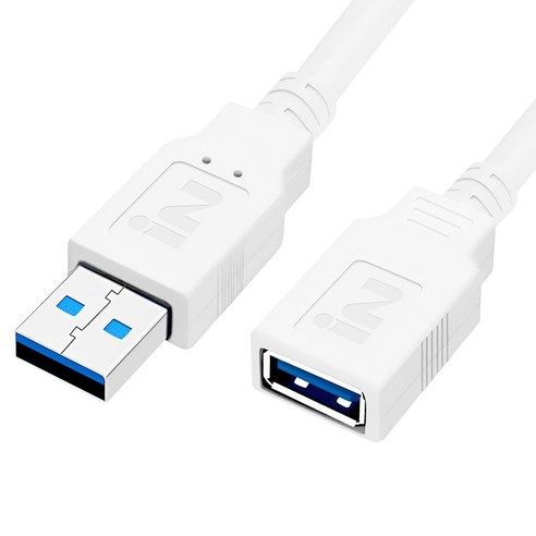 상품 이미지: 인네트워크 VW-1 피복 풀몰딩 USB3.0 연장 케이블 화이트