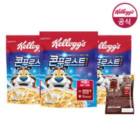 상품 이미지: 시리얼 콘푸로스트 600g x 3개 + 쿠키앤크림 30g