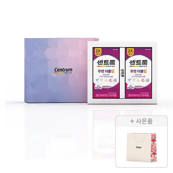 상품 이미지: 센트룸 더블업 우먼 선물세트 50정, 2개 + 증정(가정의달 쇼핑백)