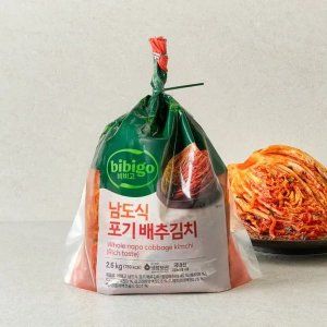 상품 이미지: (신세계의정부점)CJ 비비고 남도식 포기배추김치 2.6kg