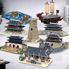 상품 이미지: 3D입체퍼즐 기와집 / 외 한국 역사 세계유명건축물