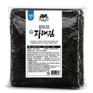 상품 이미지: 완도산 햇 파래김 100매 26년 4월 수매 / 단 하루 특가