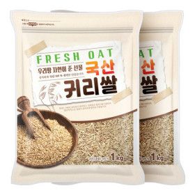 상품 이미지: 국산 귀리 2kg (1kgX2봉) / 4kg 구매시 사은품 증정