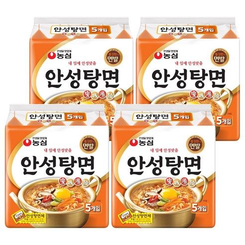 상품 이미지: 농심 안성탕면 125g, 20개