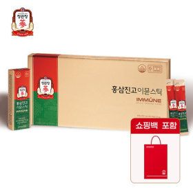 상품 이미지: 정관장 홍삼진고 이뮨스틱 10g 30포 1세트 추석 명절 부모님 수험생 건강 선물세트 빠른배송 안전포장