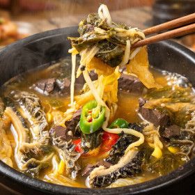 상품 이미지: (맛집로드 3탄) 옥구촌 선지해장국 630g 4팩 국내산 소선지 24%이상 선지해장국 한우흑양