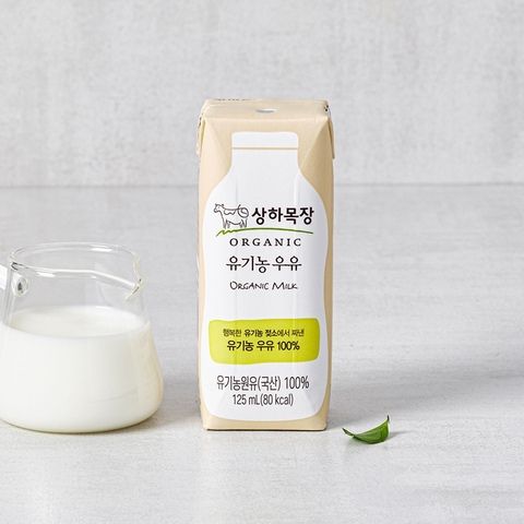 상품 이미지: 미판매_상하목장 유기농 멸균 백색 125ml 48팩