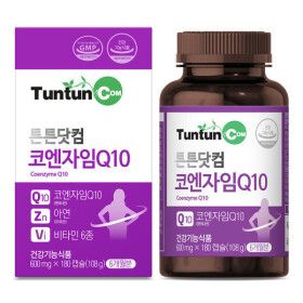 상품 이미지: 코엔자임 Q10 (6개월분) 정품 / 코큐텐 100 mg 함유 / 복합 8종 건강기능식품