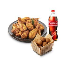 상품 이미지: (푸라닭) 씬 후라이드+블랙치즈볼(5구)+콜라 1.25L