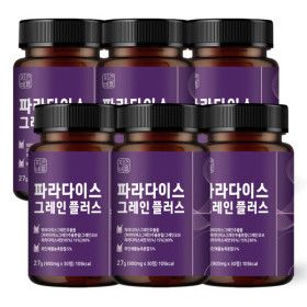 상품 이미지: 파라다이스 그레인 플러스 20:1 농축 추출 씨앗 95% 원료 6-파라돌 검출 그레인 720mg 6개