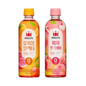 상품 이미지: 할리스 500ml 제로 아이스티 블렌딩티 골라담기 12개입  피치 얼그레이티/유자몽 블랙티