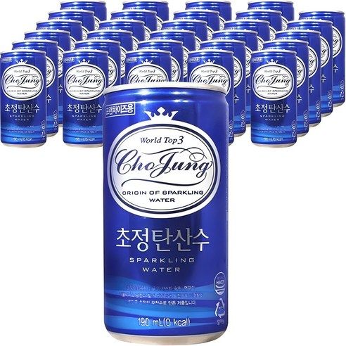 상품 이미지: 초정탄산수, 190ml, 30개