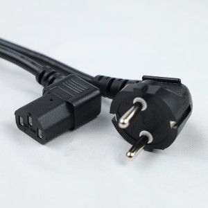 상품 이미지: 국내생산 ㄱ자 케이블 1M/1.5M/1.8M/3M/5M  파워 케이블 (10A)