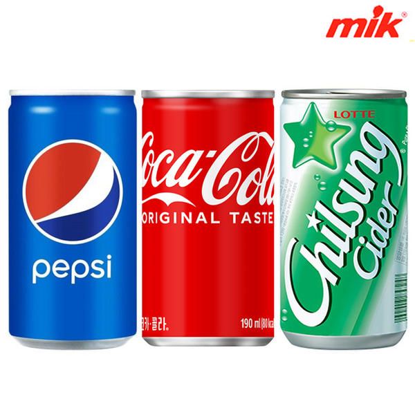상품 이미지: 코카 콜라 / 칠성 사이다 190ml x 30캔 외 캔음료 14종 [캔커피/탄산음료수/제로/식혜/레쓰비/펩시]