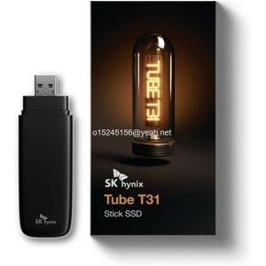 상품 이미지: xnnSK하이닉스 튜브 T31 1TB 스틱형 SSDDRAM 포함 | 최대 1000MBs 10Gbps USB-A 3.2 Gen2 PS4 PS5 Xbox Win