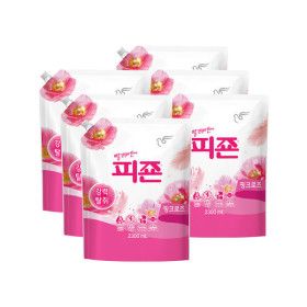상품 이미지: (10%결제할인)피죤 섬유유연제 리필 2300ml 6개 핑크로즈