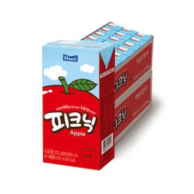 상품 이미지: 매일 피크닉 사과 200ml 48팩 /음료수/쥬스/주스