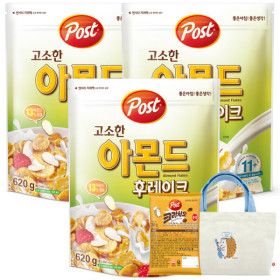 상품 이미지: 포스트 아몬드후레이크 620gx3 +포스트사은품랜덤2개증정