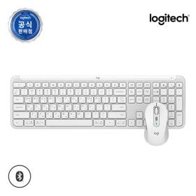 상품 이미지: 로지텍코리아 공식 시그니처 MK950 콤보 슬림 무선 키보드 마우스 세트 오프화이트